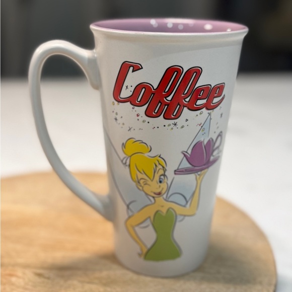 Tinkerbell Coffee Mug Tea Cup Tall Collectible Disney Store Tinker Bell Fairies - Picture 2 of 3